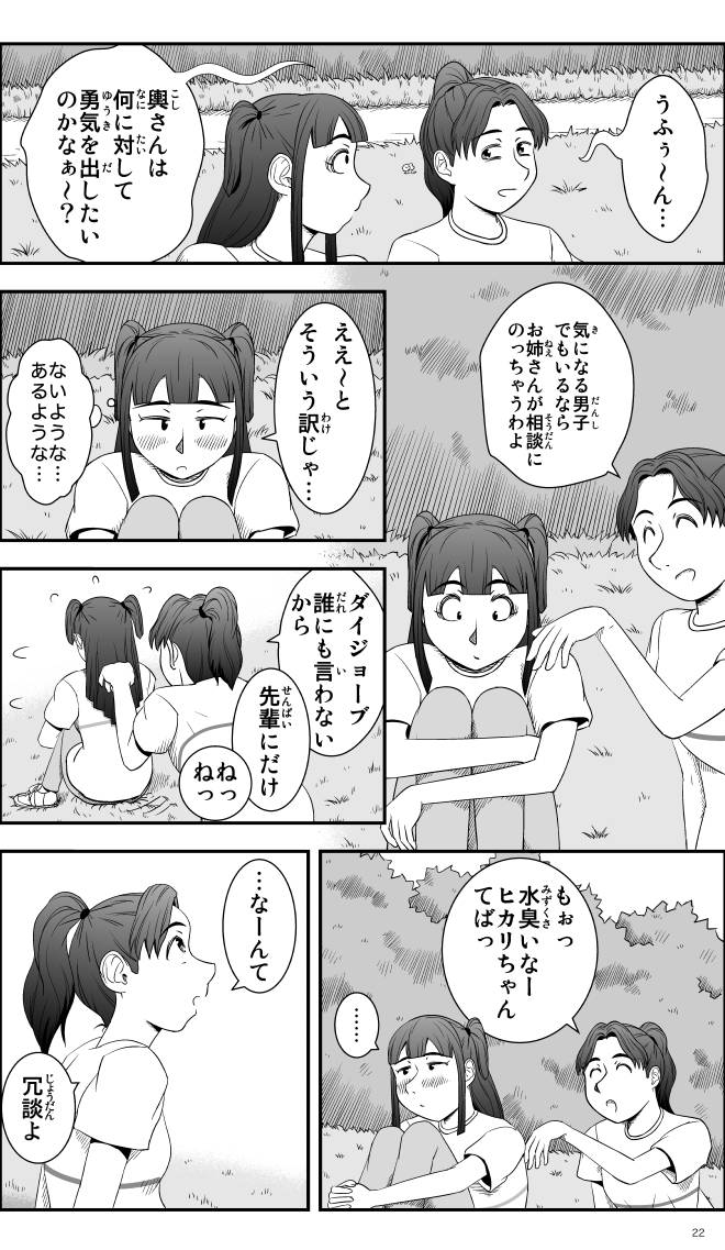 【無料スマホ漫画】モヤモヤ・ウォーキング Vol.1 第3話 22ページ画像