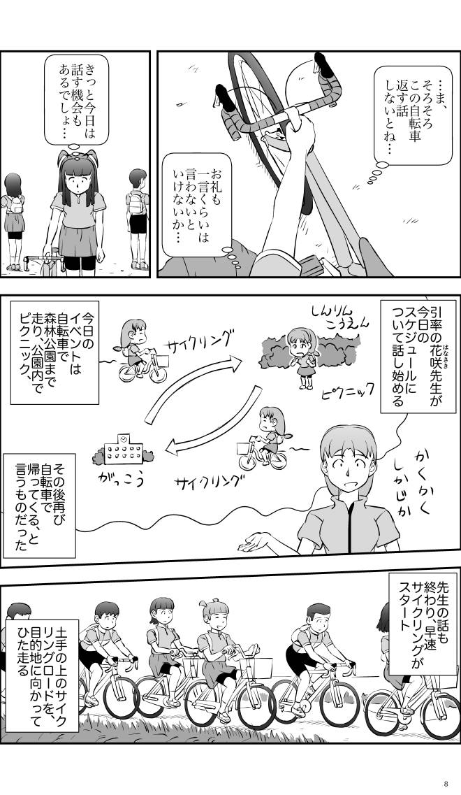 【無料スマホ漫画】モヤモヤ・ウォーキング Vol.2 第13話 8ページ画像